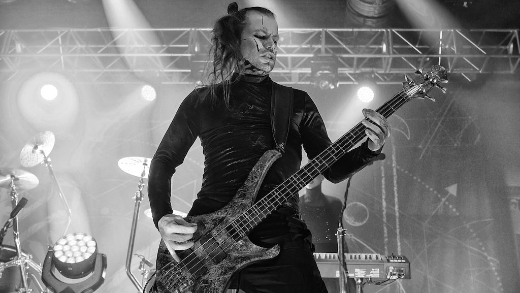 Klaas Helmecke mit Lord Of The Lost am 24. April 2024 im Berliner Huxleys